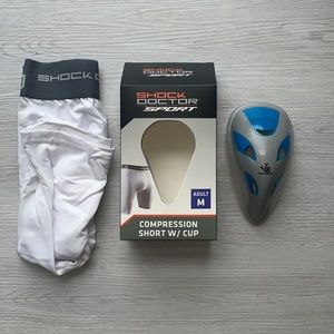 Shock Doctor compression short and cup